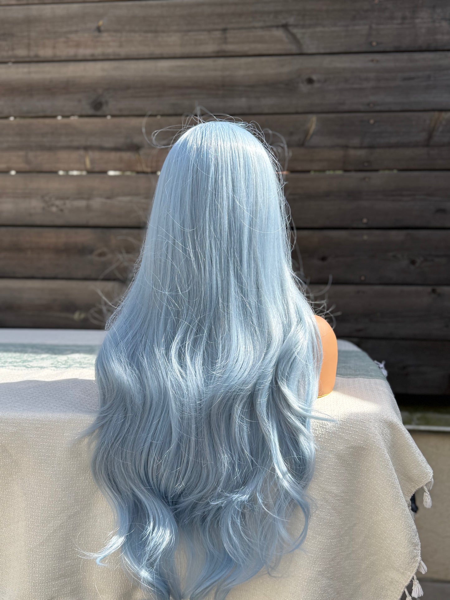 Long Blonde Synthetic Wig - Product to duplicate